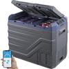 VEVOR Frigorifero per Auto, Congelatore Portatile Doppia Zona 40 L, 12 Volt, Gamma Regolabile da -20~20 ℃, Dispositivo di Raffreddamento a Compressore 12/24 V CC e 100-240 V CA per Campeggio Camper