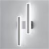 DELIPOP Applique da Parete Interno, 32W 3600LM Moderna Lampada da Parete, Creativo Bianca Fredda 6500K lampada a Muro per Soggiorno, Camera da letto, Scale, Corridoio