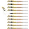 edding Gelroller, 4-2185053 - Roller a Inchiostro Gel a punta, 10 Pezzi, oro