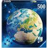 RAVENSBURGER 02024 PUZZLE DA 500 PZ. ROUND AVVENTURA SULLA MAPPA