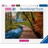 RAVENSBURGER 01764 PUZZLE DA 1000 PZ. SENTIERO NEL BOSCO AUTUNNALE