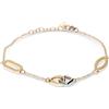ALFIERI & ST. JOHN Bracciale atena in oro con diamanti ct. 0,19