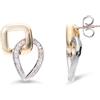 ALFIERI & ST. JOHN Orecchini atena in oro con diamanti ct. 0,12