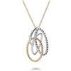 ALFIERI & ST. JOHN Collana eterna in oro con diamanti ct. 0,06