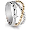 ALFIERI & ST. JOHN Anello eterna in oro con diamanti ct. 0,20