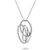 ALFIERI & ST. JOHN Collana eterna in oro con diamanti ct. 0,06