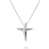 ALFIERI & ST. JOHN Collana la croce con croce in diamanti ct. 0,58