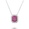 ALFIERI & ST. JOHN Collana in oro allure con rubini ct. 0,60 e diamanti 0,15