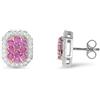 ALFIERI & ST. JOHN Orecchini in oro allure con rubini 1,20 e diamanti ct. 0,30