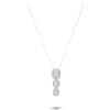 ALFIERI & ST. JOHN Collana allure trilogy in oro con diamanti ct. 1,00