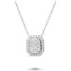 ALFIERI & ST. JOHN Collana in oro allure con diamanti ct. 0,50