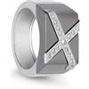 ALFIERI & ST. JOHN Anello la croce chevalier con diamanti