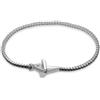 ALFIERI & ST. JOHN Bracciale tennis Alfieri & ST John collezione La Croce in oro bianco con diamanti neri ct. 3,10. Lunghezza 19 cm