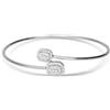 ALFIERI & ST. JOHN Bracciale semirigido allure in oro con diamanti ct. 0,53