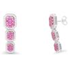 ALFIERI & ST. JOHN Orecchini trilogy allure con rubini ct. 2.06 e diamanti ct. 0,66