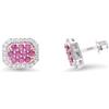 ALFIERI & ST. JOHN Orecchini in oro allure con rubini ct. 0,80 e diamanti ct. 0,22