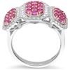 ALFIERI & ST. JOHN Anello trilogy allure con rubini e diamanti