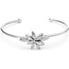 ALFIERI & ST. JOHN Bracciale rigido foglie con diamanti ct. 0,20