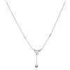 ALFIERI & ST. JOHN Collana foglie con perla e diamanti ct. 0,21