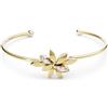 ALFIERI & ST. JOHN Bracciale rigido foglie con diamanti ct. 0,20