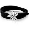 ALFIERI & ST. JOHN Bracciale da donna in pelle nera