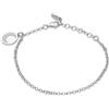 LUXURY MILANO Bracciale in argento con luna smalto perlato