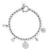 BROSWAY Bracciale chakra in acciaio con astri