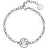 BROSWAY Bracciale chakra in acciaio con albero della vita