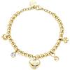 BROSWAY Bracciale chakra in acciaio con cuore sister