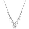 BROSWAY Collana chakra in acciaio e elefante
