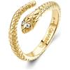 BROSWAY Anello chakra in acciaio a serpente