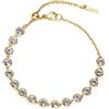 BROSWAY Bracciale symphonia in acciaio con zirconi bianchi