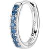 BROSWAY Mono orecchino in argento con zirconi azzurri