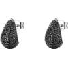 BROSWAY Orecchino fancy in argento con zirconi neri