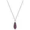 BROSWAY Collana fancy in argento con galvanica rutenio e zirconi