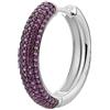 BROSWAY Mono orecchino fancy in argento con galvanica rutenio e zirconi