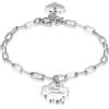 S'AGAPO' Bracciale think positive con quadrifoglio