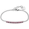S'AGAPO' Bracciale dazzly con cristalli fucsia