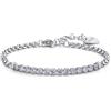 S'AGAPO' Bracciale dazzly con cristalli bianchi