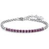 S'AGAPO' Bracciale dazzly con cristalli rossi