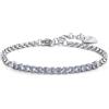 S'AGAPO' Bracciale dazzly con cristalli azzurri