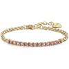 S'AGAPO' Bracciale dazzly con cristalli rosa