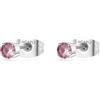 S'AGAPO' Orecchini dazzly con zirconi rosa
