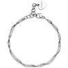 S'AGAPO' Bracciale chunky con catena snake torchon