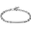 S'AGAPO' Bracciale proud con incisione centrale