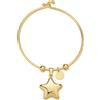 S'AGAPO' Bracciale rigido stellar con pendente a stella