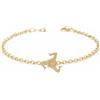 MY SICILY Bracciale in argento dorato con trinacria