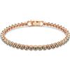 SWAROVSKI Bracciale tennis collezione mp imber con cristalli grigi