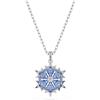 SWAROVSKI Pendente magic con fiocco di neve blu