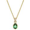 SWAROVSKI Collana stilla con cristalli verdi
